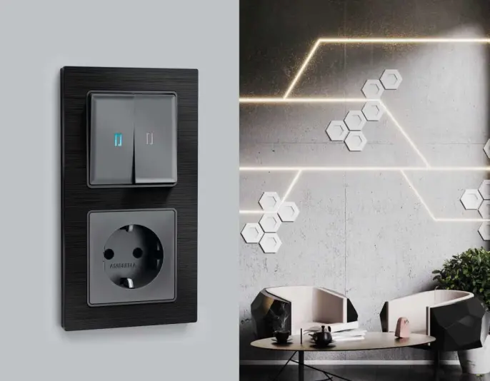 Розетки и выключатели Ambrella Alfa Platos - #1