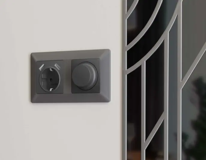 Розетки и выключатели Ambrella Alfa Line - #2