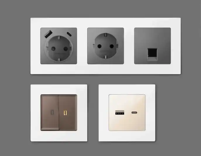 Розетки и выключатели Ambrella Alfa Techno - #2