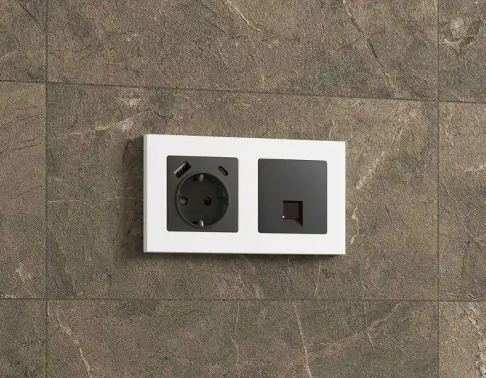 Розетки и выключатели Ambrella Alfa Techno - #1