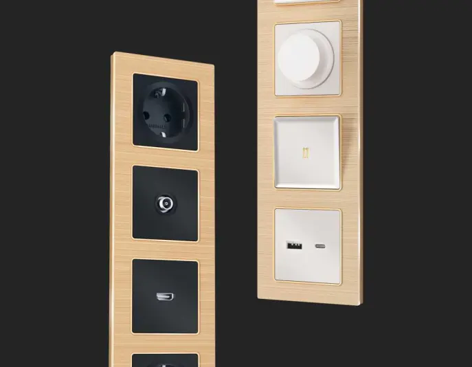 Розетки и выключатели Ambrella Alfa Platos - #2