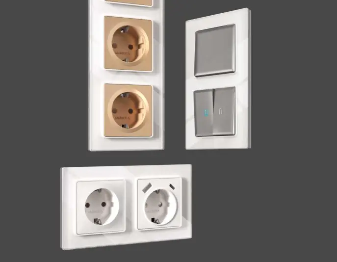 Розетки и выключатели Ambrella Alfa Platos - #5