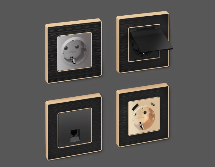 Розетки и выключатели Ambrella Alfa Arctic - #2