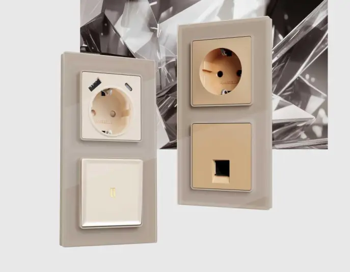 Розетки и выключатели Ambrella Alfa Platos - #2