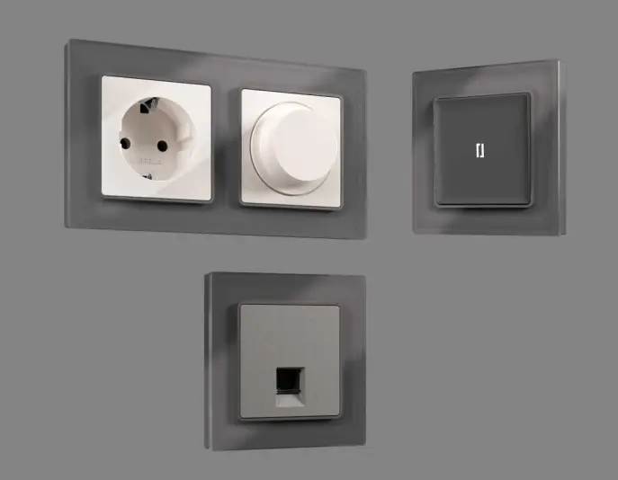 Розетки и выключатели Ambrella Alfa Platos - #1