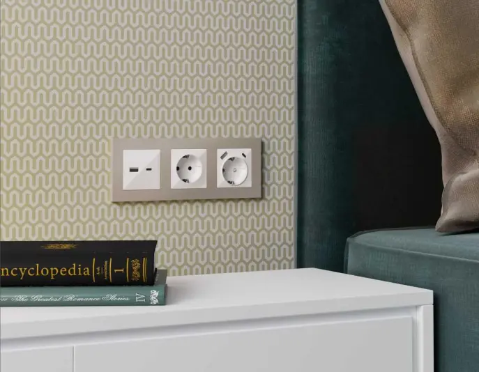 Розетки и выключатели Ambrella Alfa Techno - #1