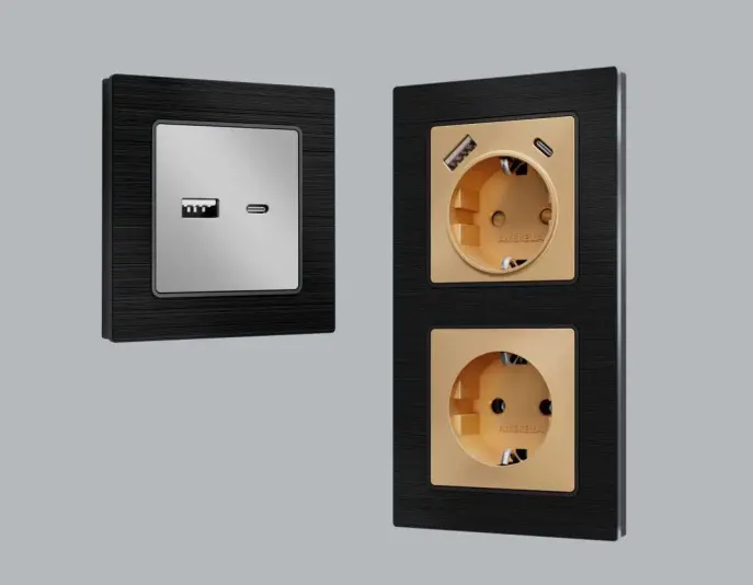 Розетки и выключатели Ambrella Alfa Platos - #2