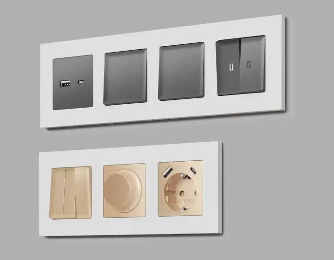 Розетки и выключатели Ambrella Alfa Qubi - #2