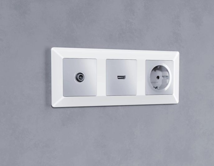Розетки и выключатели Ambrella Alfa Line - #4