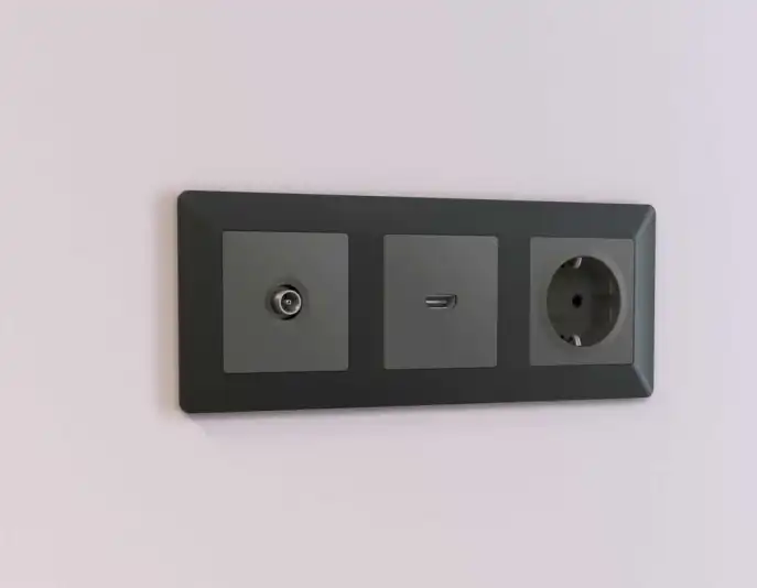 Розетки и выключатели Ambrella Alfa Line - #1