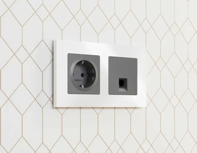 Розетки и выключатели Ambrella Alfa Qubi - #1