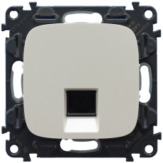 Розетка RJ45 Кат.6 UTP Valena Allure (жемчуг) Розетка RJ45 Кат.6 UTP Valena Allure (жемчуг)