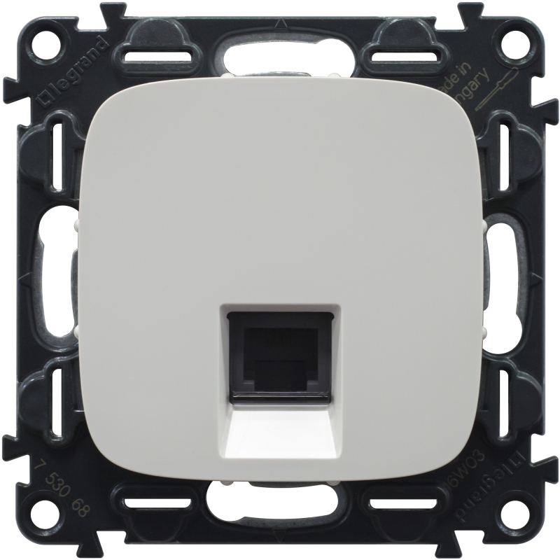 Розетка RJ45 Кат.6 UTP Valena Allure (белый) Розетка RJ45 Кат.6 UTP Valena Allure (белый)