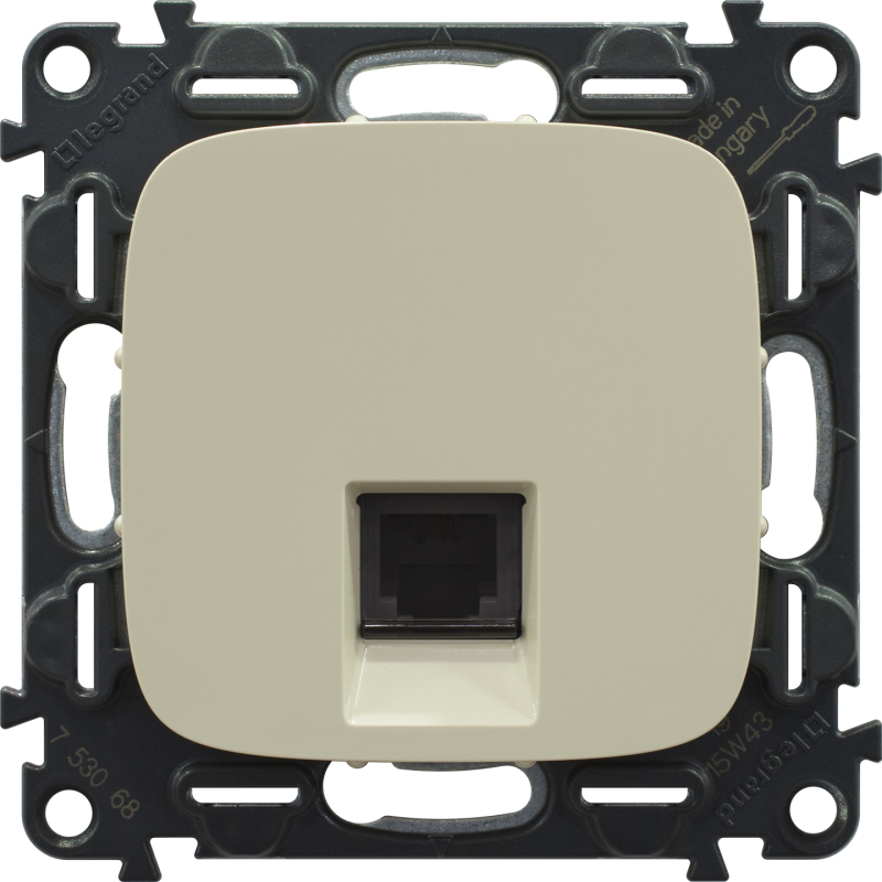Розетка RJ45 Кат.6 UTP Valena Allure (слоновая кость) Розетка RJ45 Кат.6 UTP Valena Allure (слоновая кость)